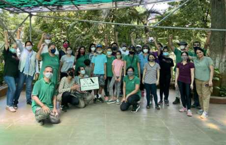 Composting activity at Shantivan