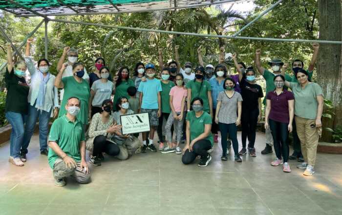 Composting activity at Shantivan